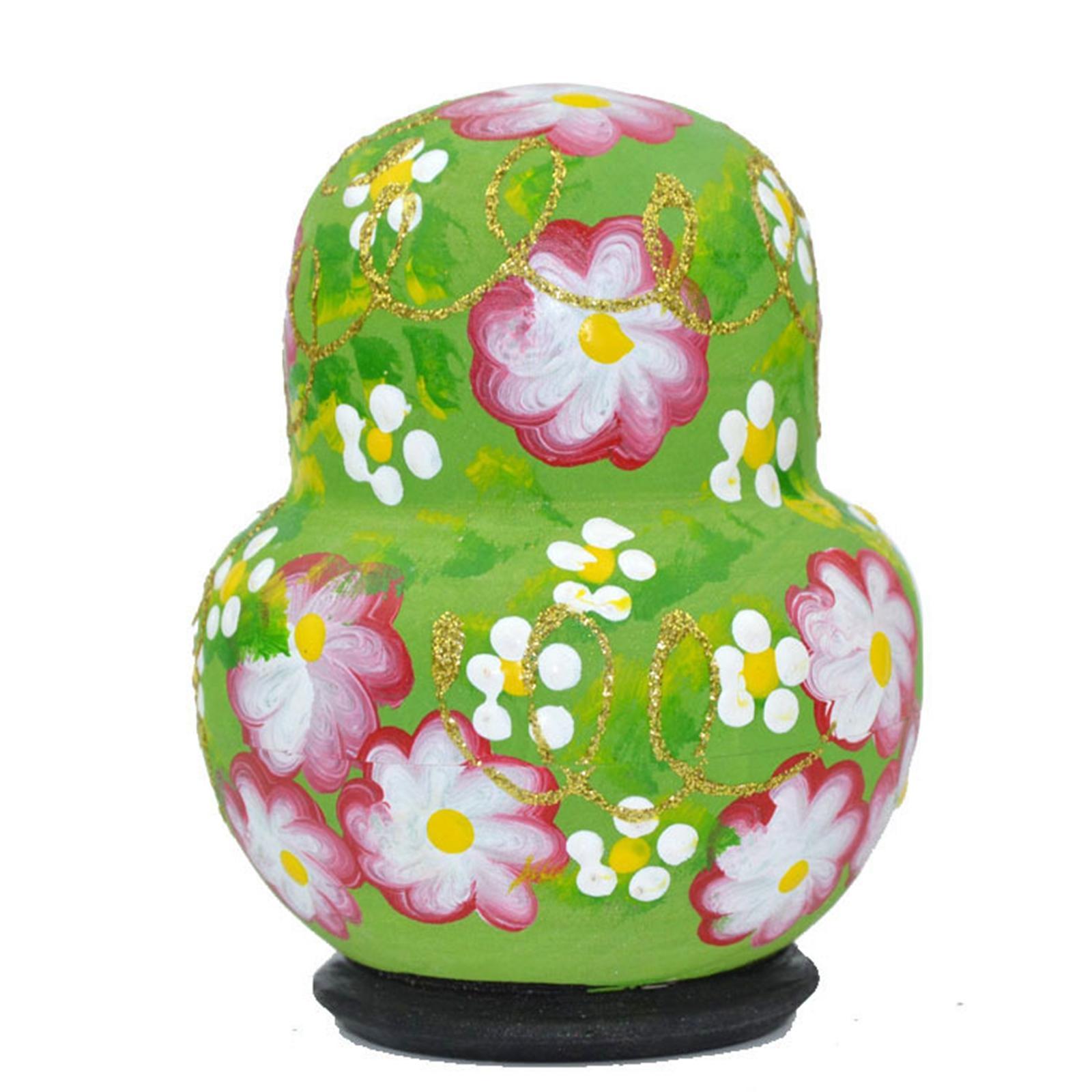 Handmade Russian Nesting Dolls Collectible Gift Dolls for Home Decoration