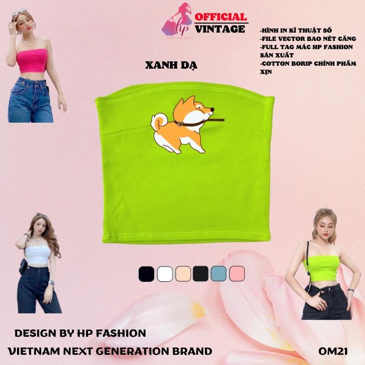 Áo croptop ống quây nữ, áo quây in kiểu mới trắng đen phong cách hàn quốc cực dễ thương mẫu mới thời trang OM21