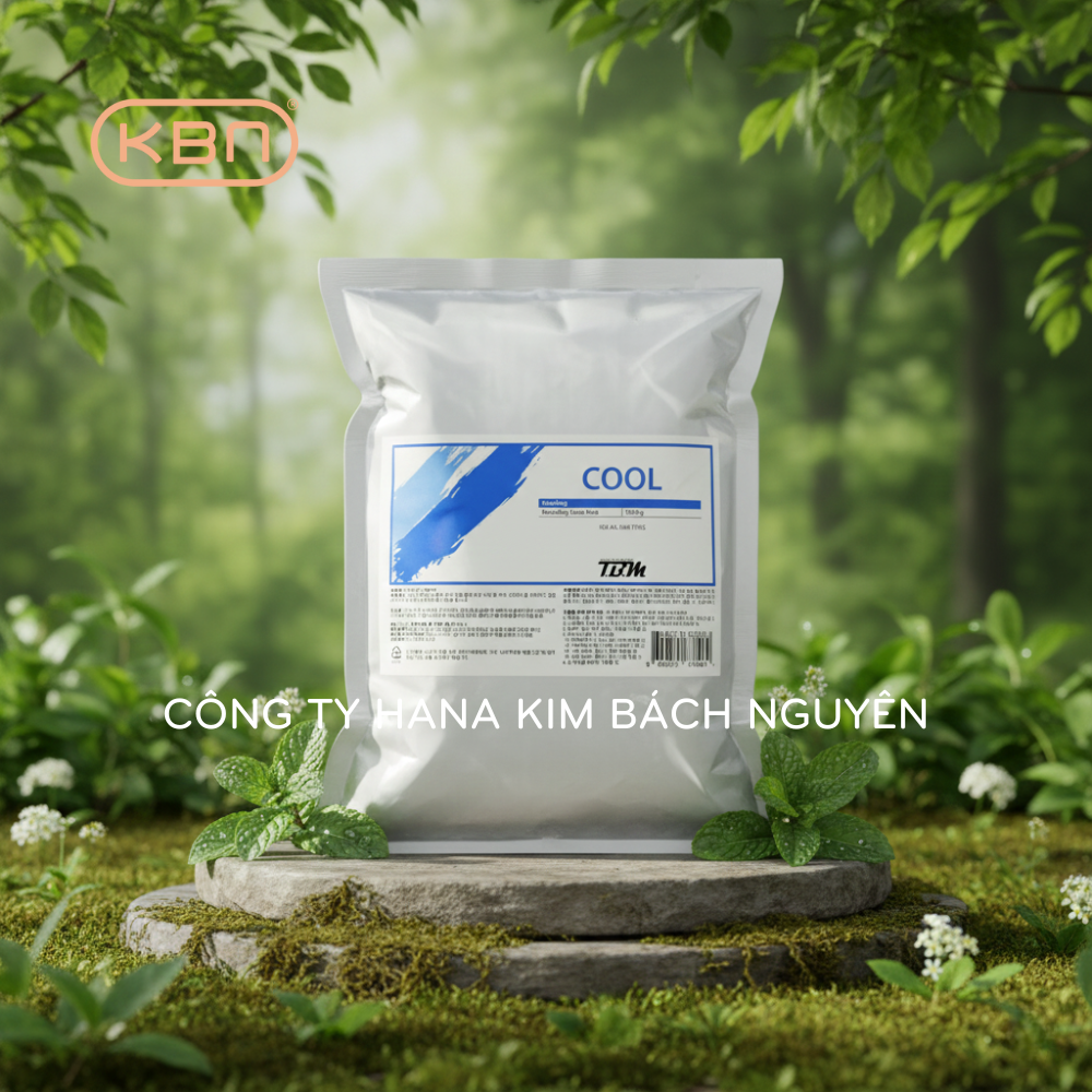 [KHUYẾN MÃI] Bột Mặt Nạ Dẻo Cool Bạc Hà Làm Dịu Kiềm Dầu TBM Hàn Quốc 1kg