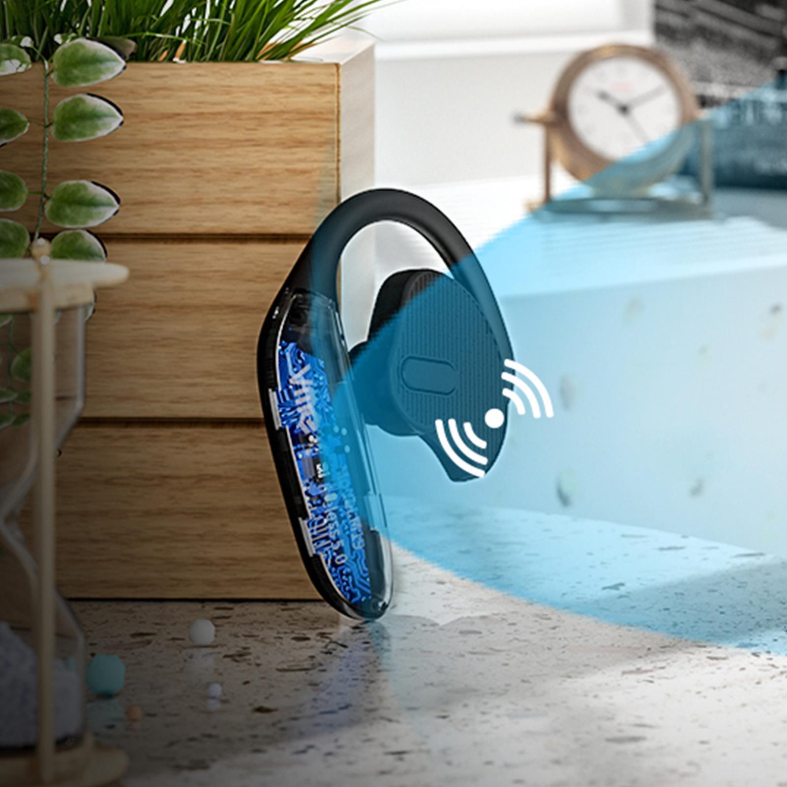 Earphones Earbuds Bluetooth Single Ear Hook for Office Sports Anti Sweat Cell Phones Earpiece