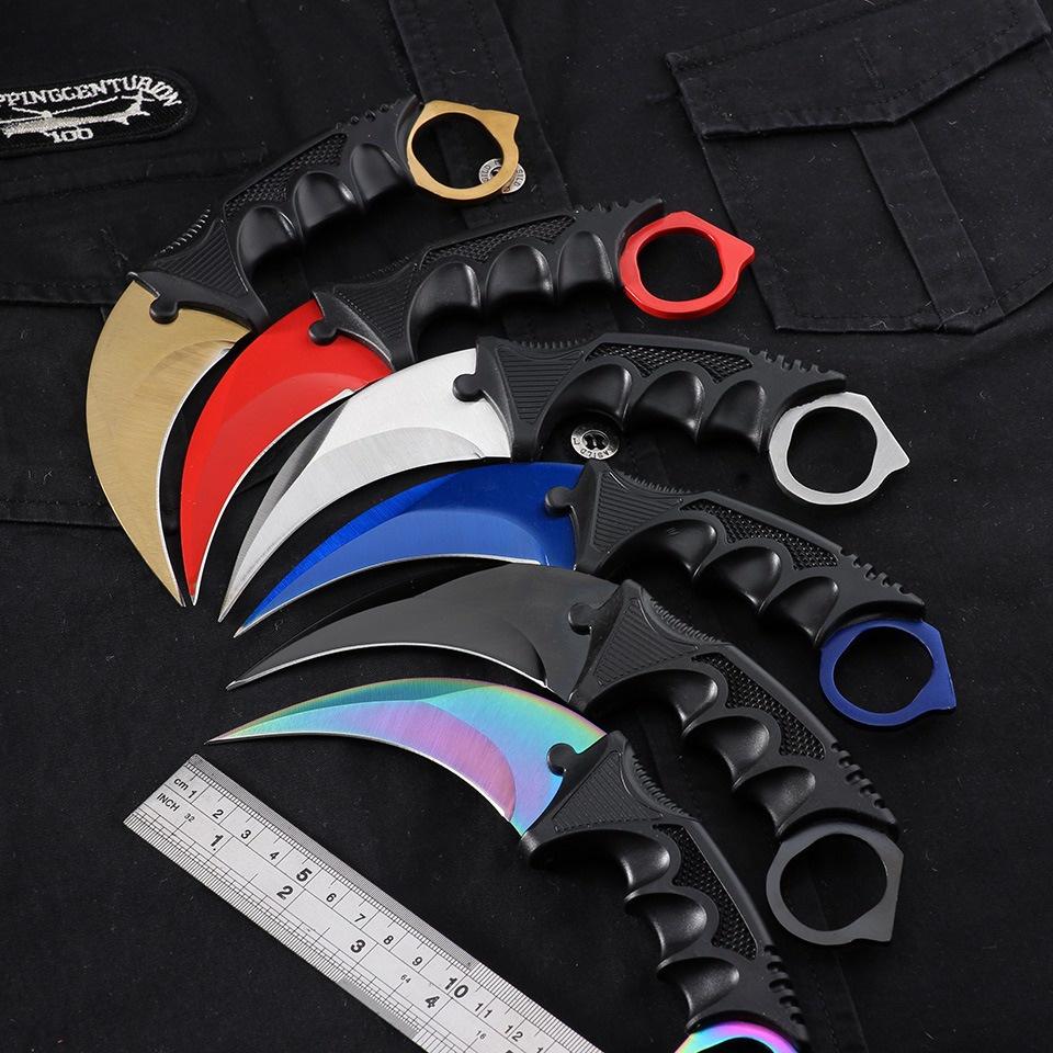 Dao Phượt Gấp Karambit Bỏ túi Du lịch Gọt hoa quả siêu tiện lợi