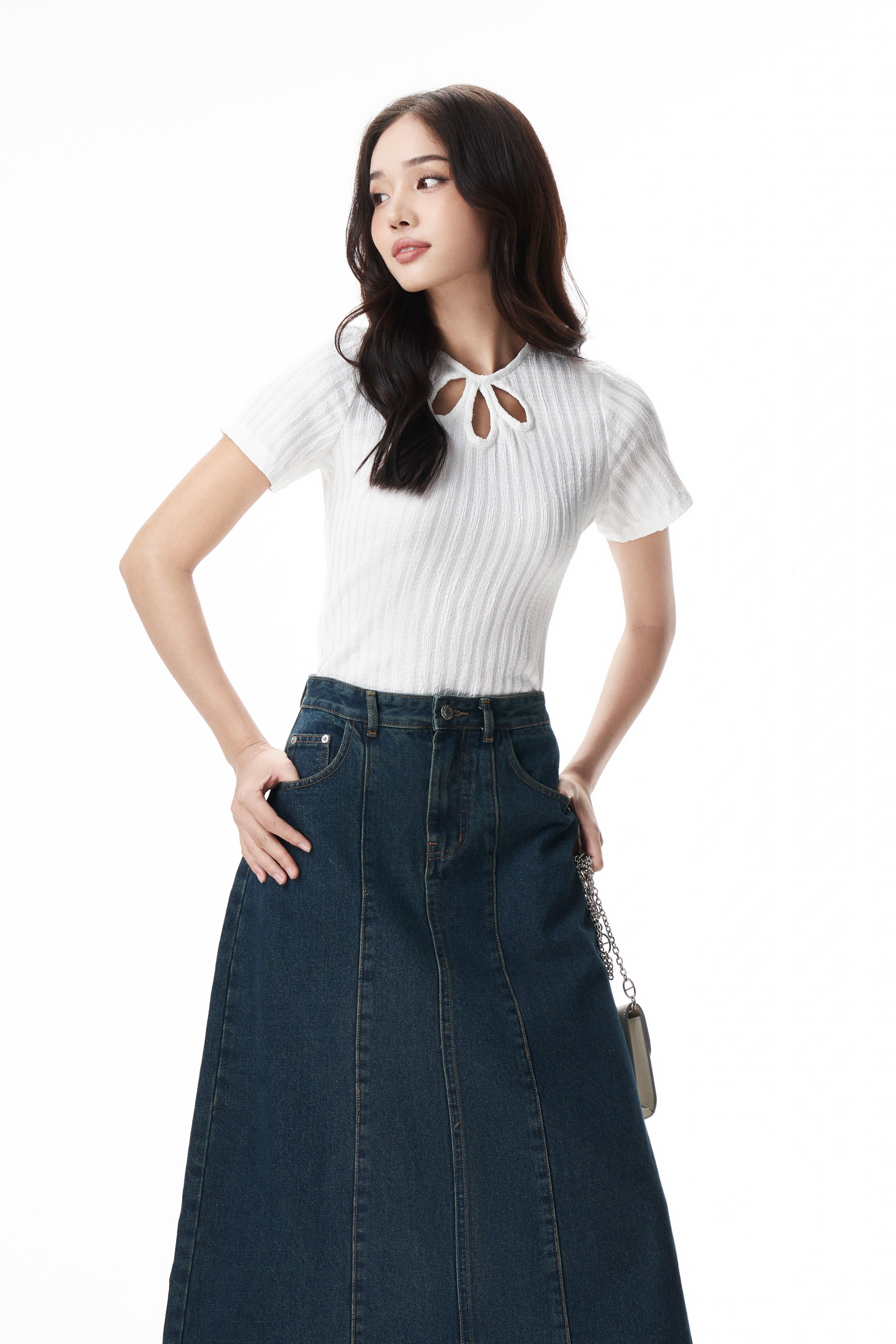 OLV - Chân váy Amiri Denim Skirt