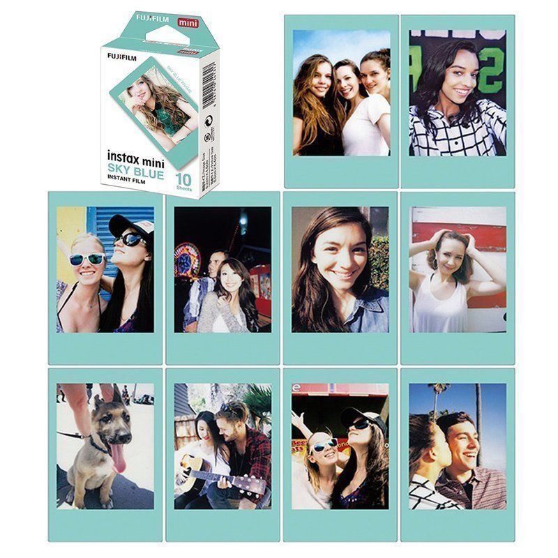 Film Instax Mini FUJIFILM - Viền màu - Giấy in ảnh cho máy chụp ảnh lấy liền Instax Mini - Hàng Chính Hãng