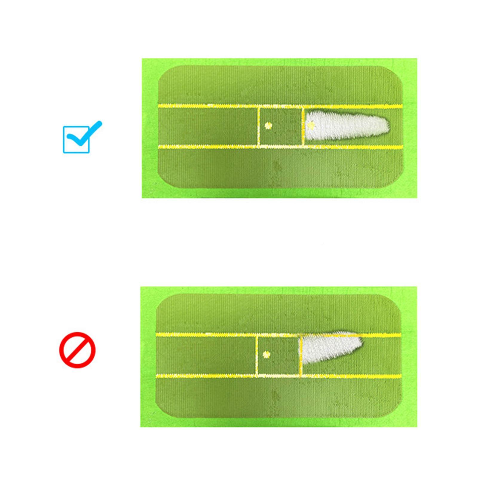 Golf Swing Mat Golf Practice Hitting Aid Equipment for Training Outdoor
