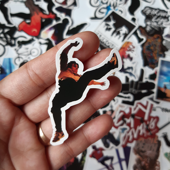 Bộ Sticker dán cao cấp chủ đề PARKOUR - Dùng dán Xe, dán mũ bảo hiểm, dán Laptop