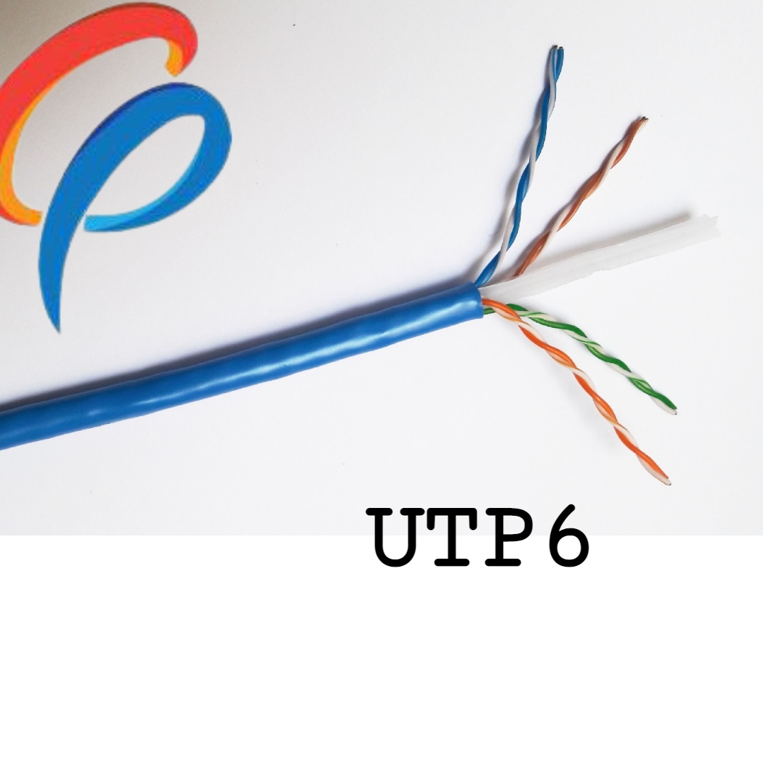 Cáp mạng UTP CAT 6 vỏ bọc HDPE màu xanh