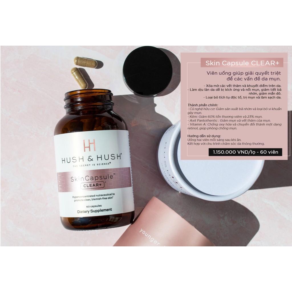 Viên Uống Giảm Mụn Image Skincare Hush & Hush SkinCapsule Clear+ 60viên