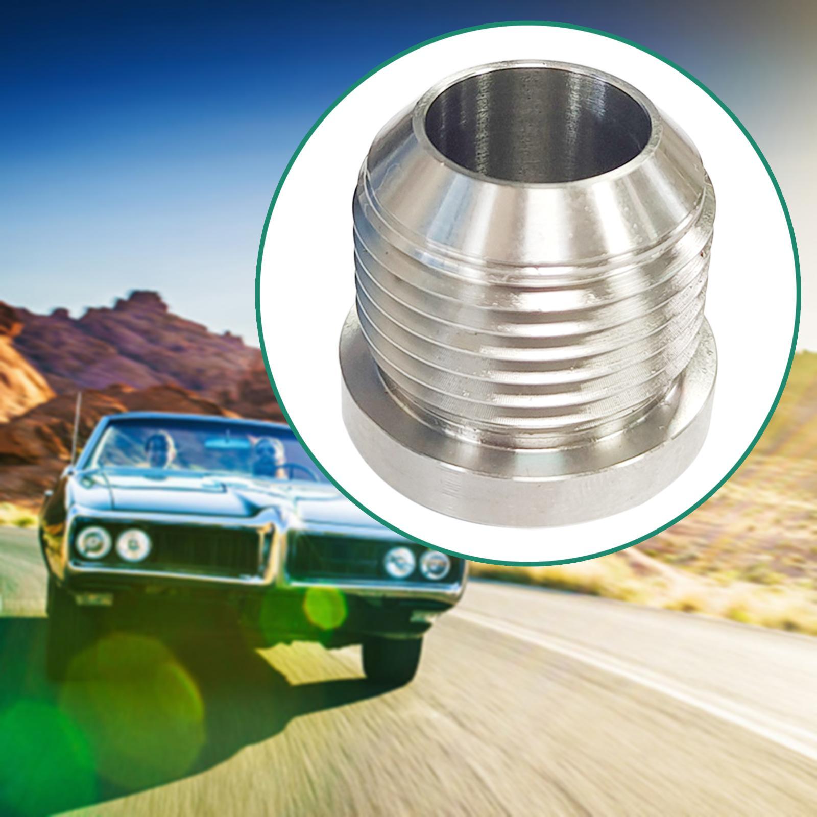 Stainless Steel Male Weld on Fitting Male Billet Assembly Durable Easy Installation Spare Parts Replacement Water Fuel Oil Tank Hose Adapter