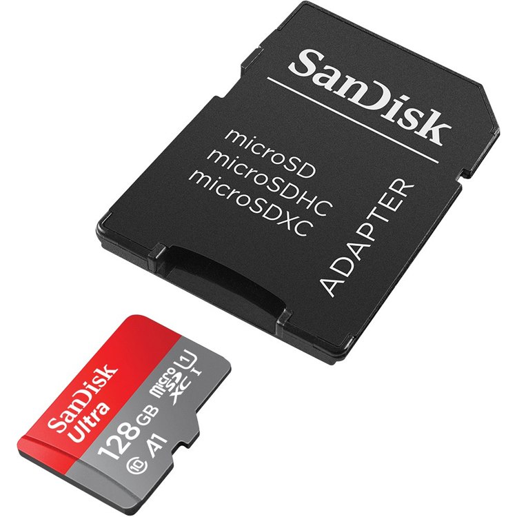 Thẻ Nhớ microSD SanDisk Ultra A1 128GB - 100MB/s - Hàng Nhập Khẩu