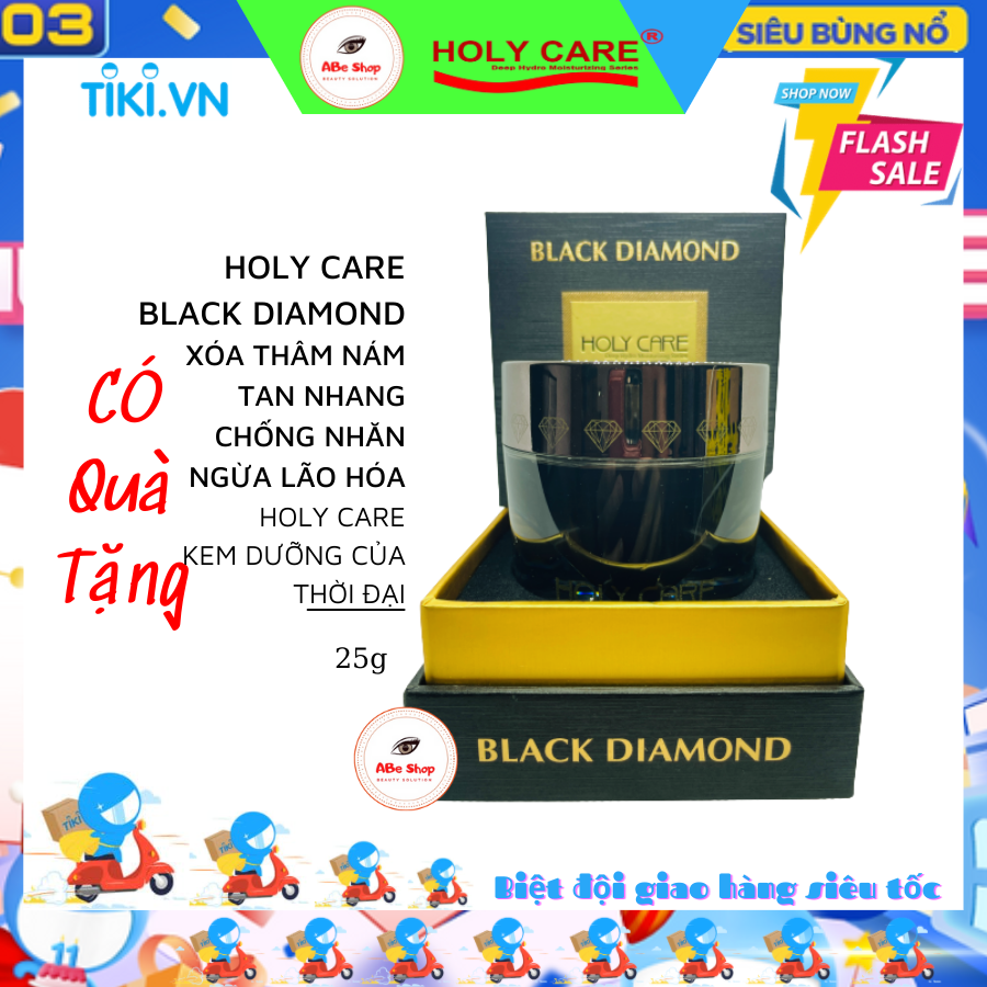 KEM HOLY CARE CAO CẤP - HOLY CARE WHITENING SKIN CARE CREAM - BLACK DIAMOND