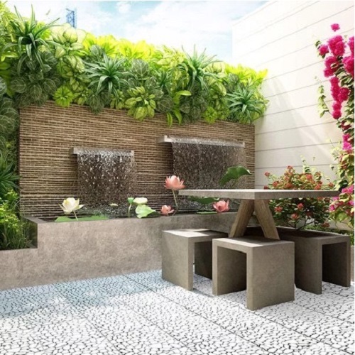 Vỉ Nhựa Cao Cấp Lót Sàn Hình Viên Sỏi -