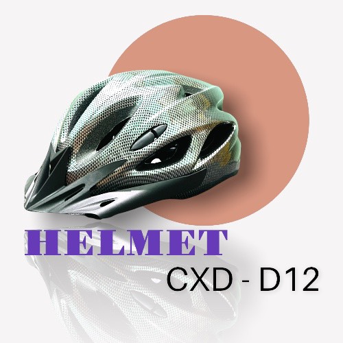 Nón bảo hiểm xe đạp thể thao siêu nhẹ thoáng khí CXD-D12 - giao màu ngẫu nhiên
