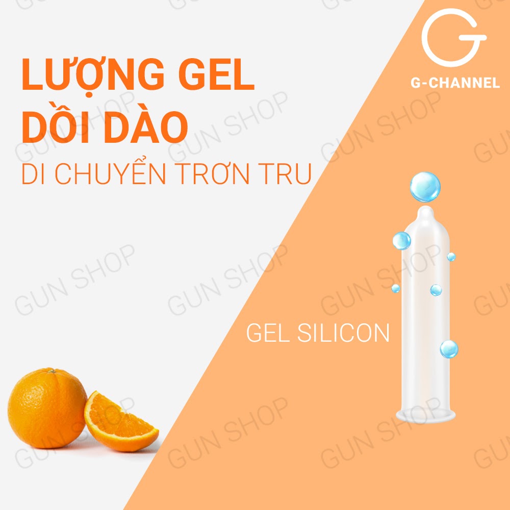Bao cao su Nakanishi - Siêu mỏng 0.03mm - Hương cam