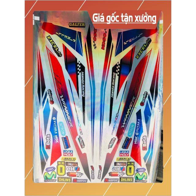 Tem rời winner Crom titan 7 màu chuyển