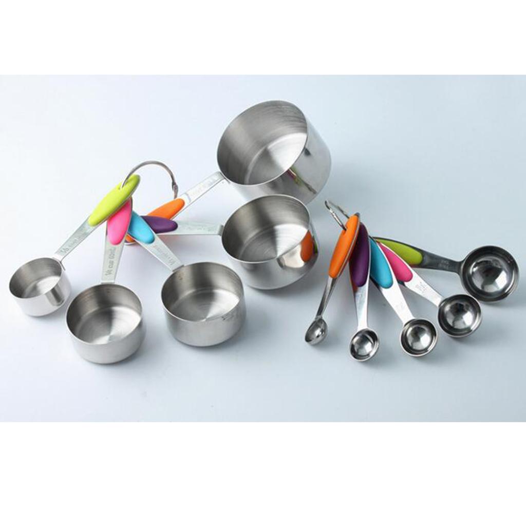 10pcs Stainless Steel Mixing Set Mixing Bowls