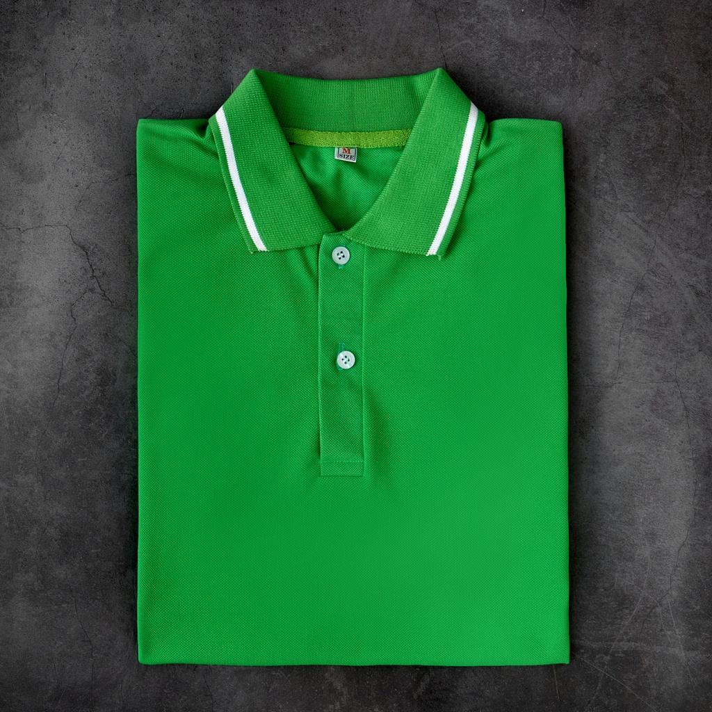 Áo thun Polo Nam cổ bẻ DONA12 thun basic cá sấu cộc tay vải cá sấu cotton đẹp phong cách trẻ trung chuẩn form màu xanh