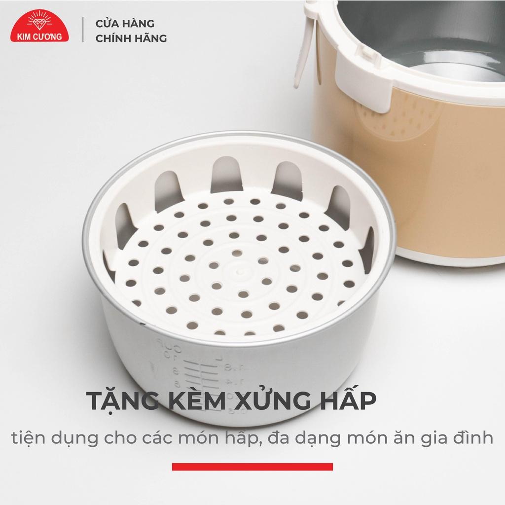 Nồi Cơm Điện Kim Cương 1.8 Lít Nắp Gài - Hàng Chính Hãng