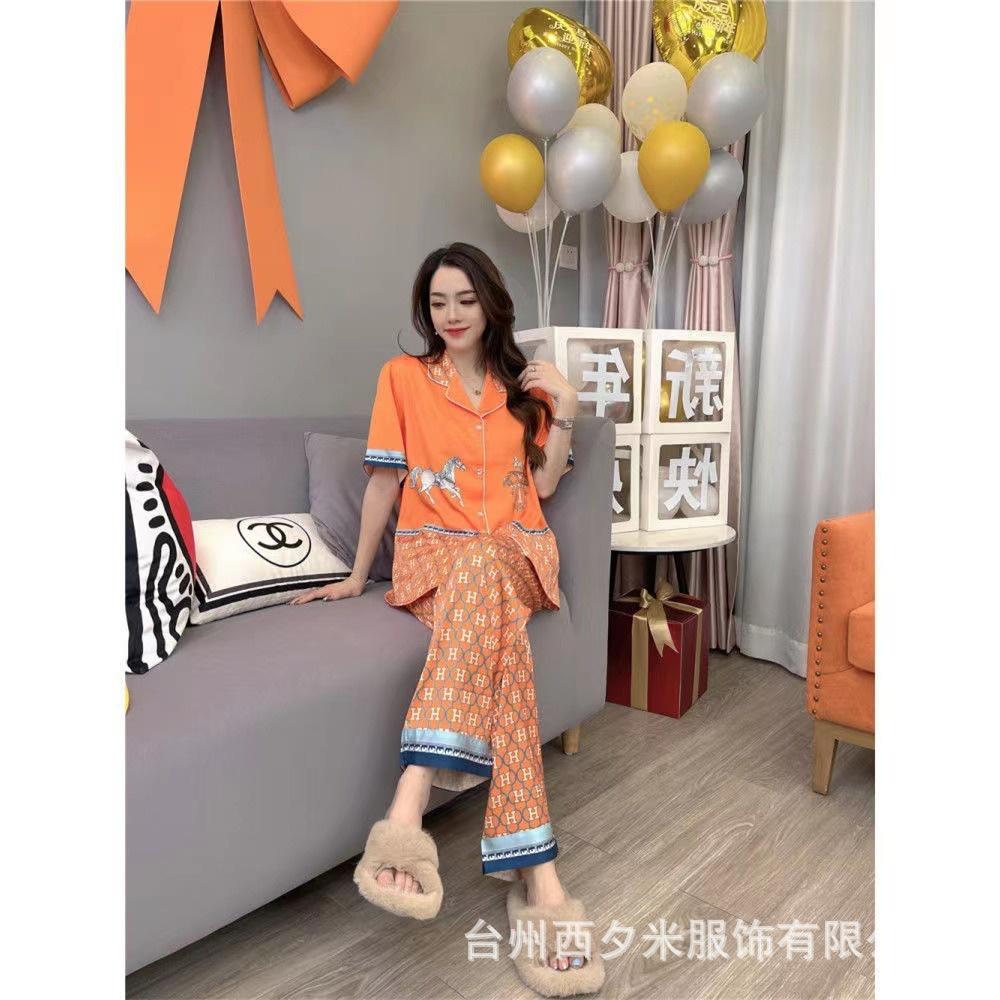 Bộ Lụa Mặc Nhà ️Đồ Ngủ Pijama Lụa Cao Cấp Siêu Mát Mềm Mịn - ELSA