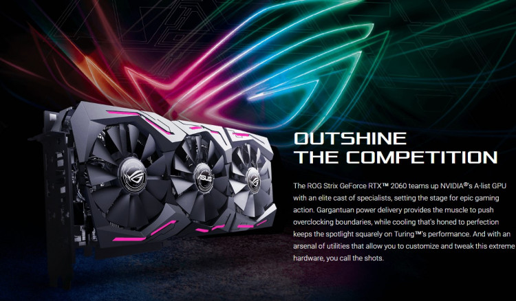 Card đồ họa Asus ROG Strix RTX 2060 Advanced 6GB GDDR6