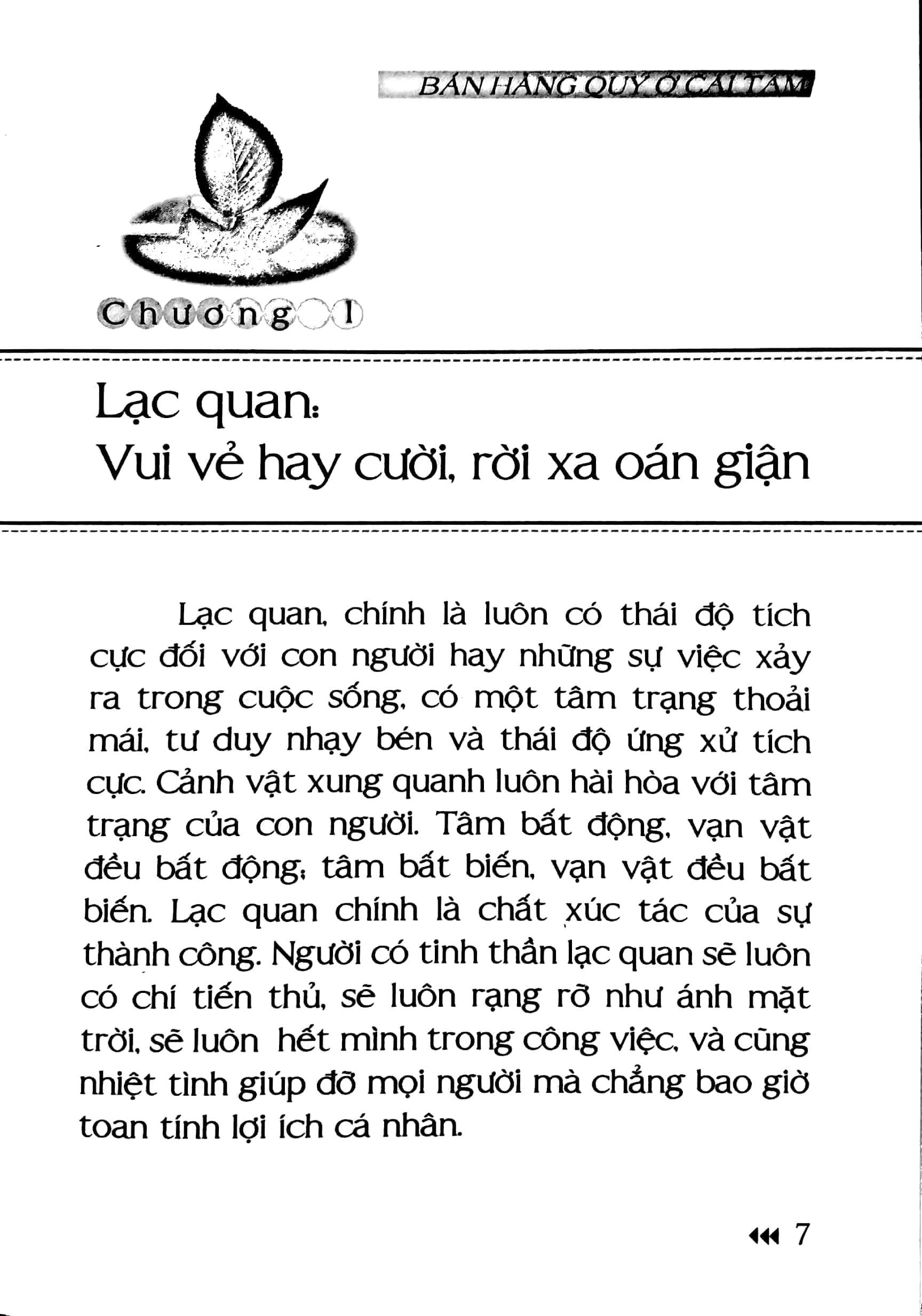 Bán Hàng Quý Ở Cái Tâm