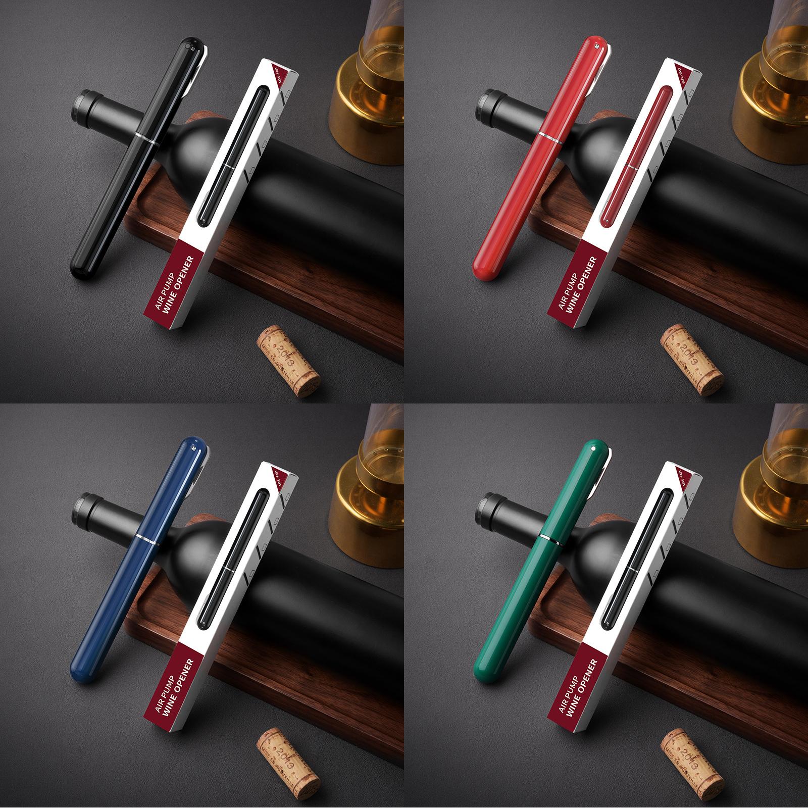 KH1-002101 Air-Pump Wine Opener with Foil Cutter Wine Bottle Opener Wine Corkscrew for Wine Lovers