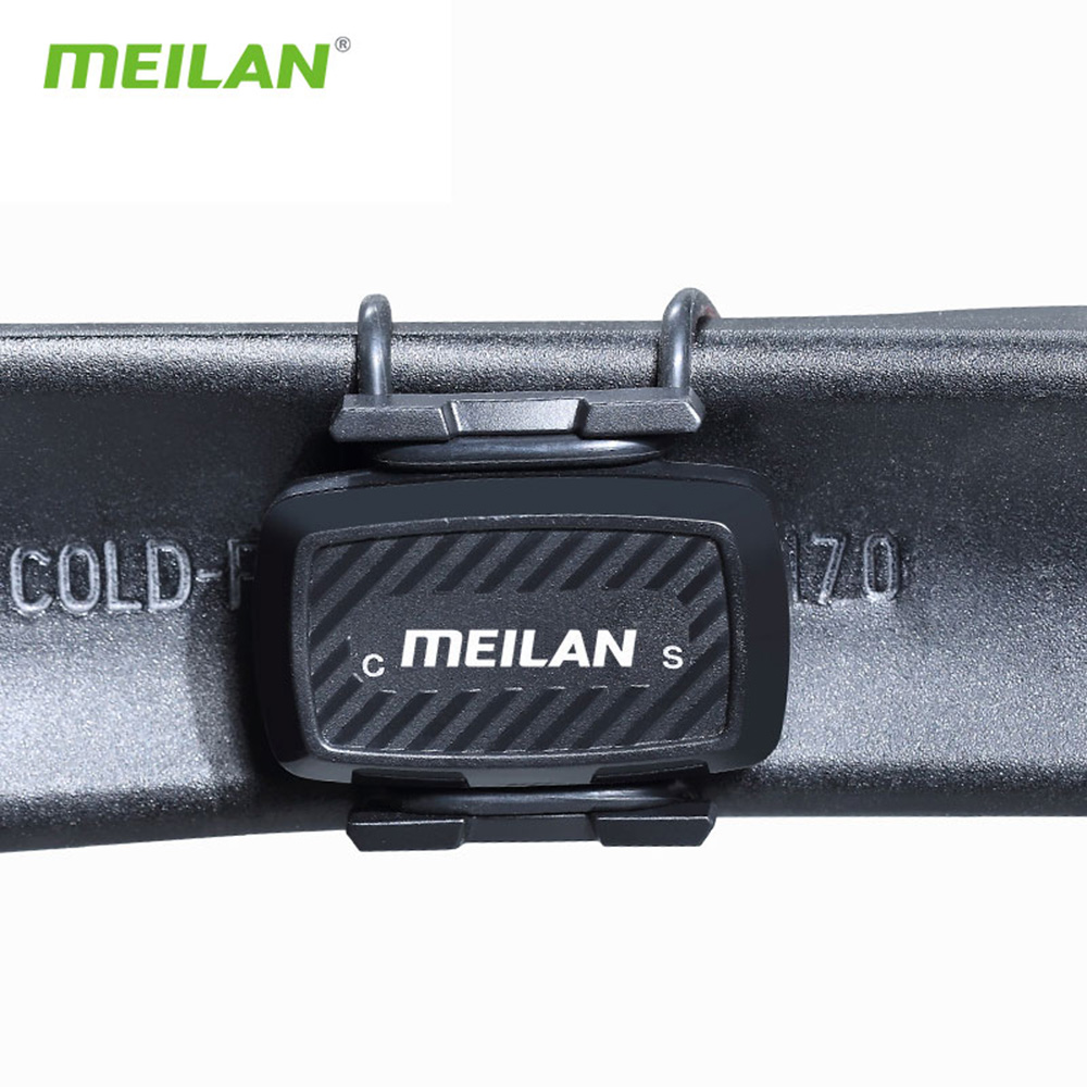Cảm biến tốc độ xe đạp Meilan C1, Sử dụng công nghệ chế độ kép BT BLE4.0 và ANT +,hống nước IPX5