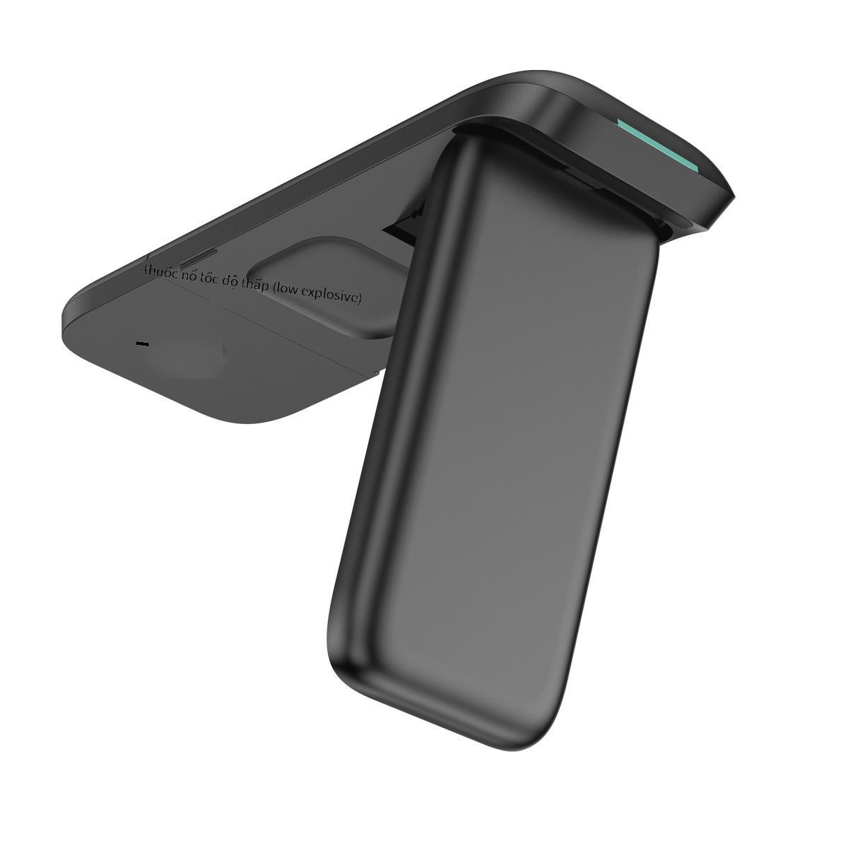 Vận chuyển nhanh Bộ sạc không dây Amazon Gấp từ tính 3 trong 1 cho Tai nghe Apple Watch Sạc nhanh 15W