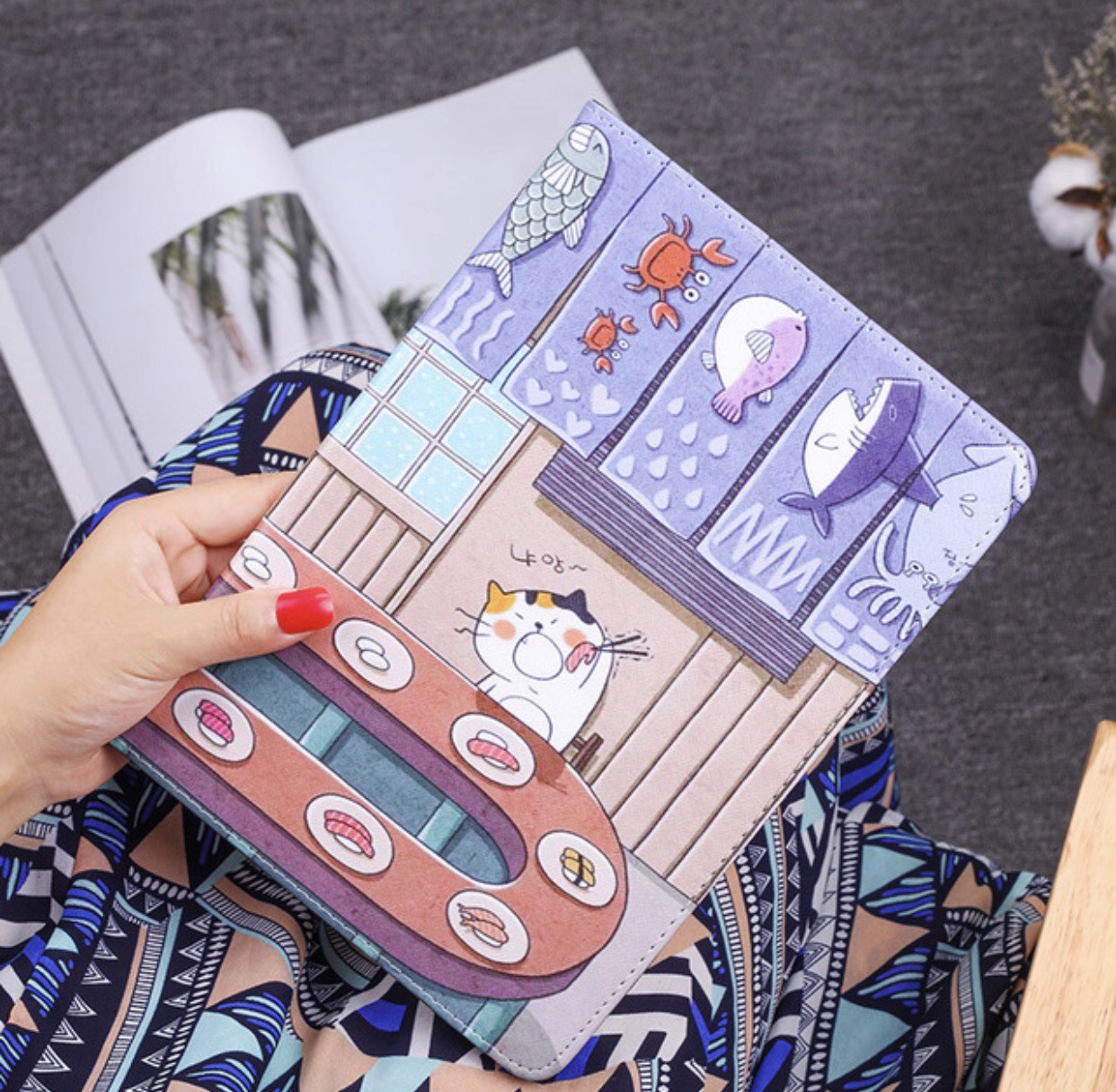 Bao da dành cho ipad gen 9 10.2 2021 cute