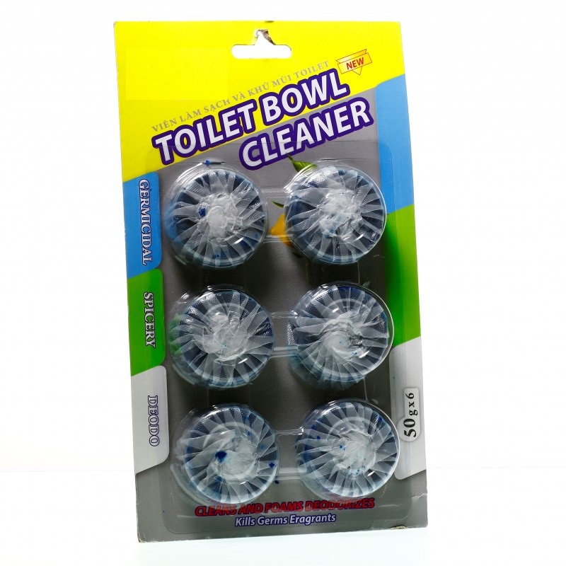 Vỉ 6 viên tẩy toilet tự động và làm thơm toilet