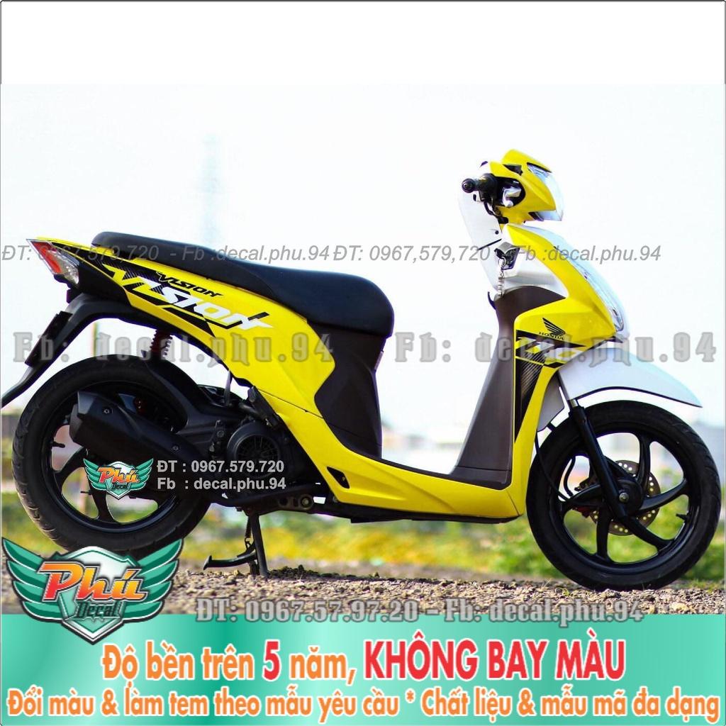 Tem Rời Vision vàng đen  -1