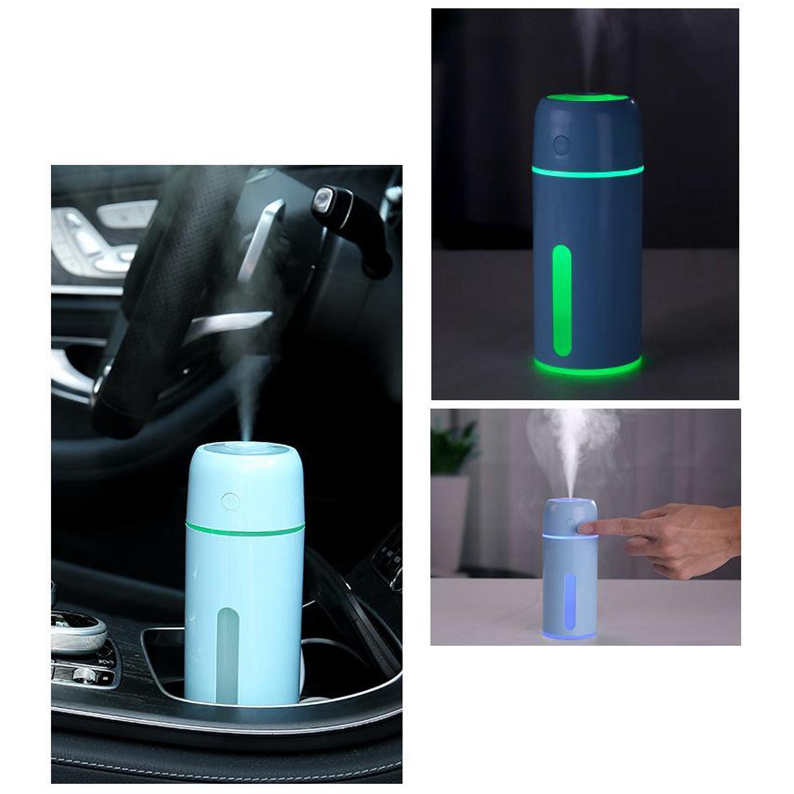 Electric Air Diffuser USB Humidifier LED Night Light Up Home Purifier Pink