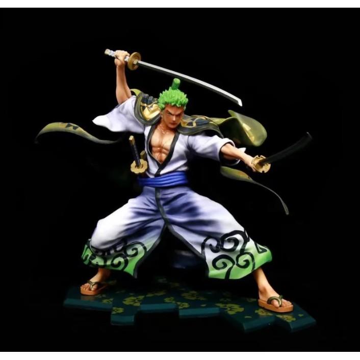 Mô Hình Figure One Piece zoro wano kimono ss4 24cm