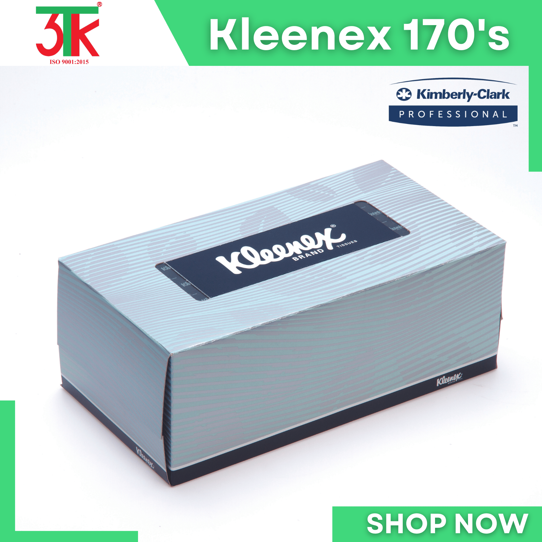 Giấy lụa KLEENEX loại 170 tờ Mã 91000 thương hiệu Kimberly- Clark Professional