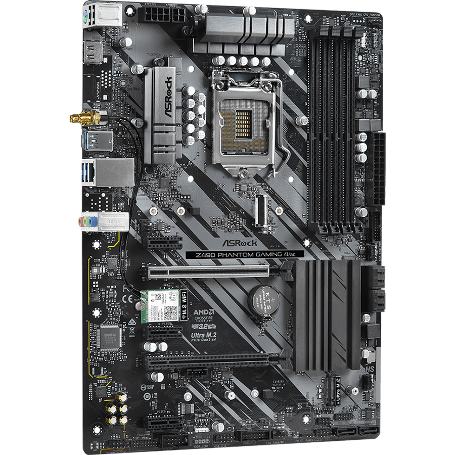 Bo Mạch Chủ Mainboard ASRock Z490 Phantom Gaming 4 - Hàng Chính Hãng