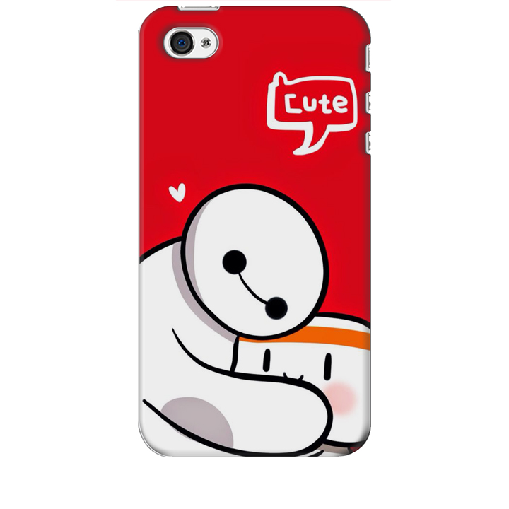 Ốp lưng dành cho điện thoại IPHONE 4 hinh Big Hero Cute