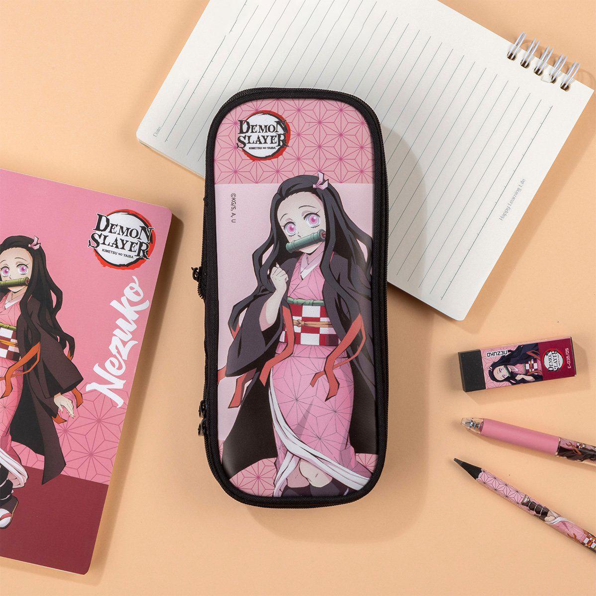 Bóp Viết Vải Nhân Vật Kamado Nezuko - Thiên Long PCA-022/DS - Màu Hồng