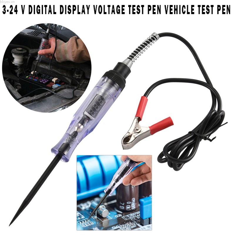Bút Thử Điện 3-24v Màn Hình Kỹ Thuật Số Cho Xe Hơi