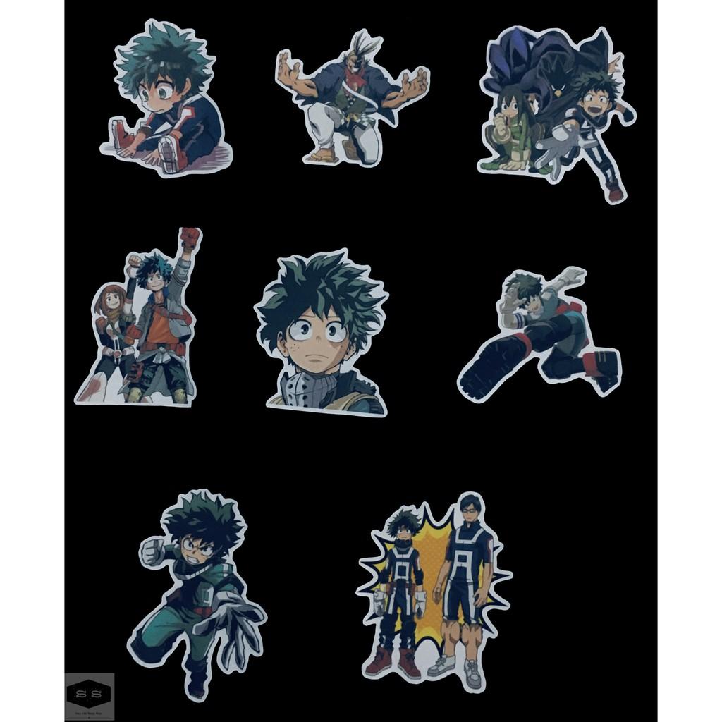 Bộ hình dán - sticker anime Boku no Hero Academia - Học viện siêu anh hùng