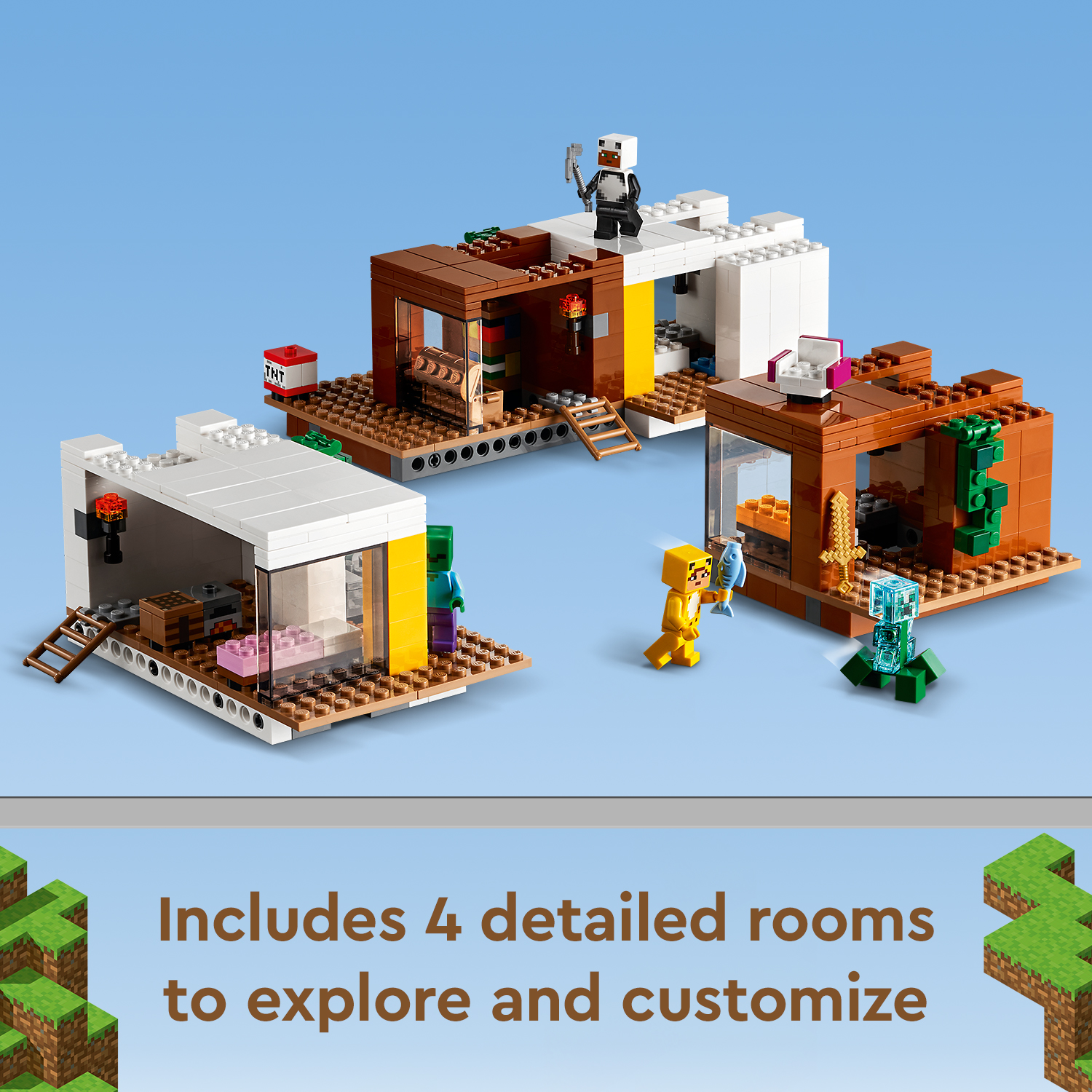 LEGO Minecraft 21174 Nhà Cây Hiện Đại
