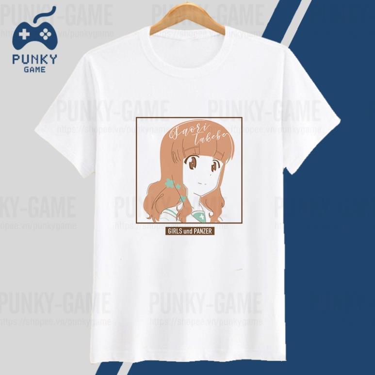 Áo thun Girls Und Panzer Saori Takebe ngắn tay
