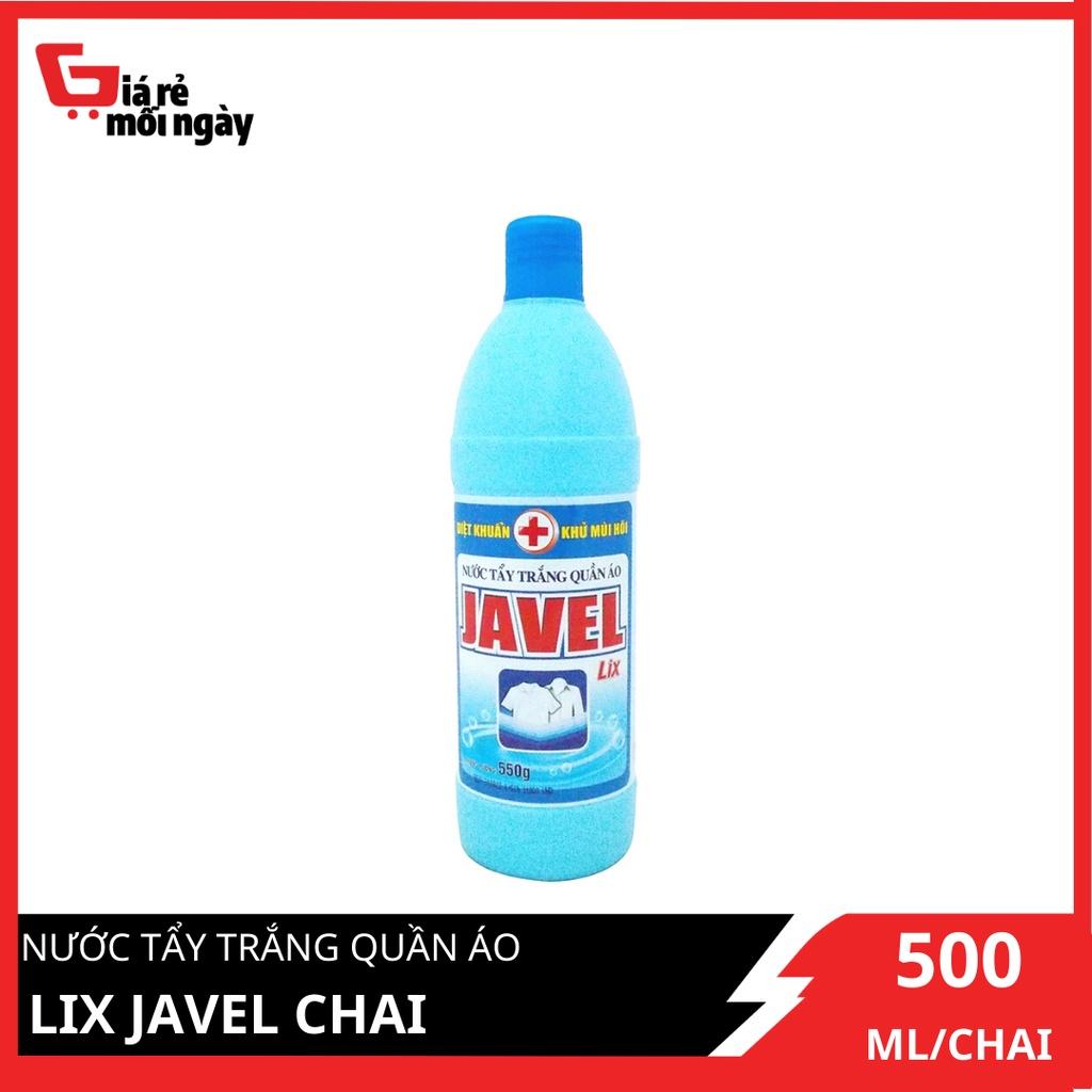 Nước tẩy trắng quần áo LIX Javel chai 550g