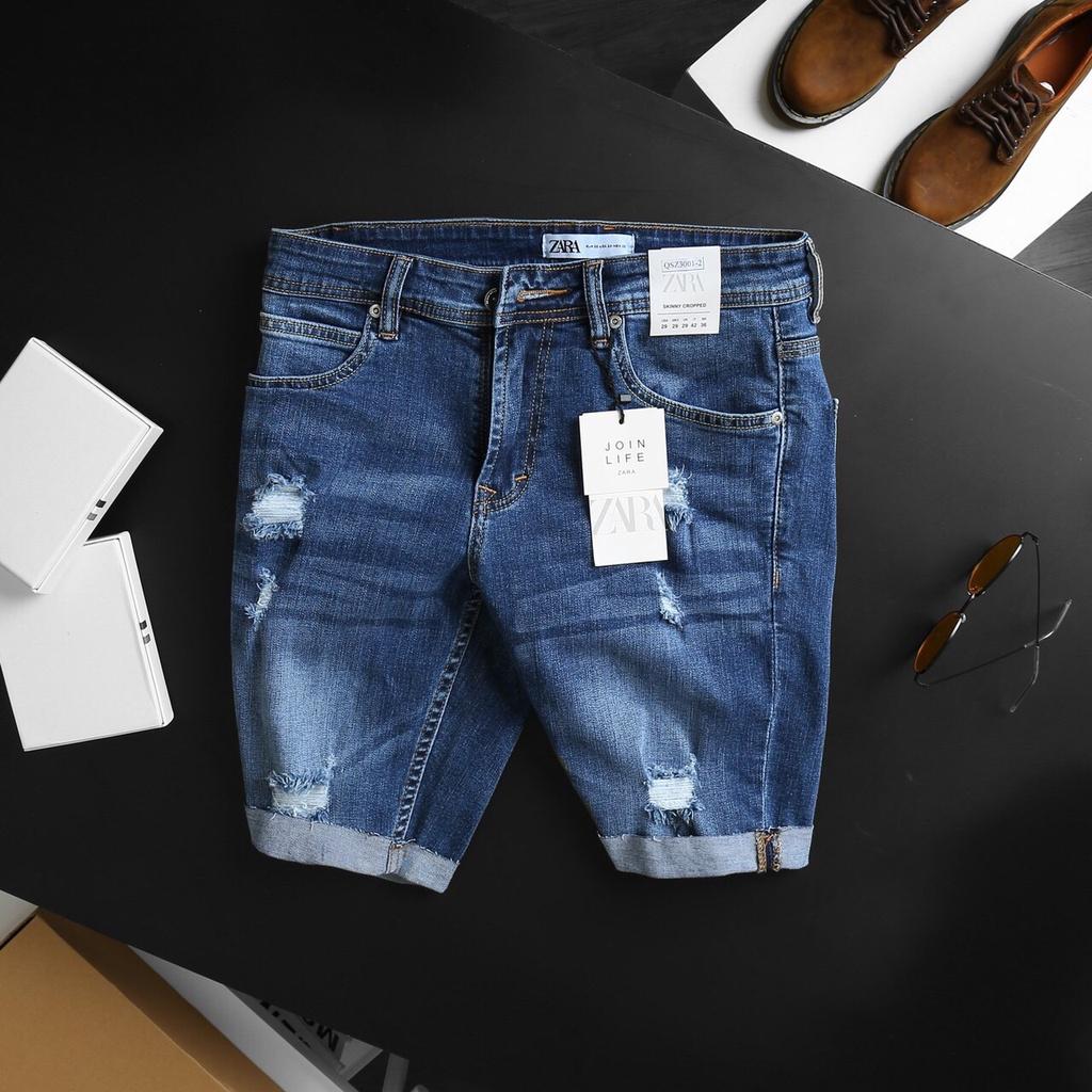 SHORT JEAN ANM CÁO CẤP - QUẦN BÒ NAM THƯƠNG HIỆU ZRA {FREE SHIP NHẬN QUÀ }