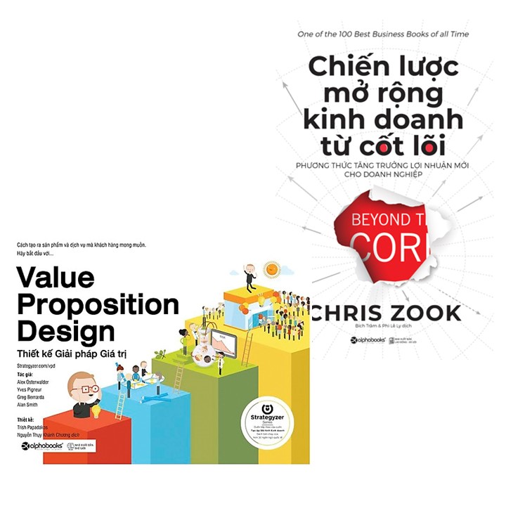 Combo Xây Dựng Mô Hình Kinh Doanh: Value Proposition Design- Thiết Kế Giải Pháp Giá Trị + Chiến Lược Mở Rộng Kinh Doanh Từ Cốt Lõi