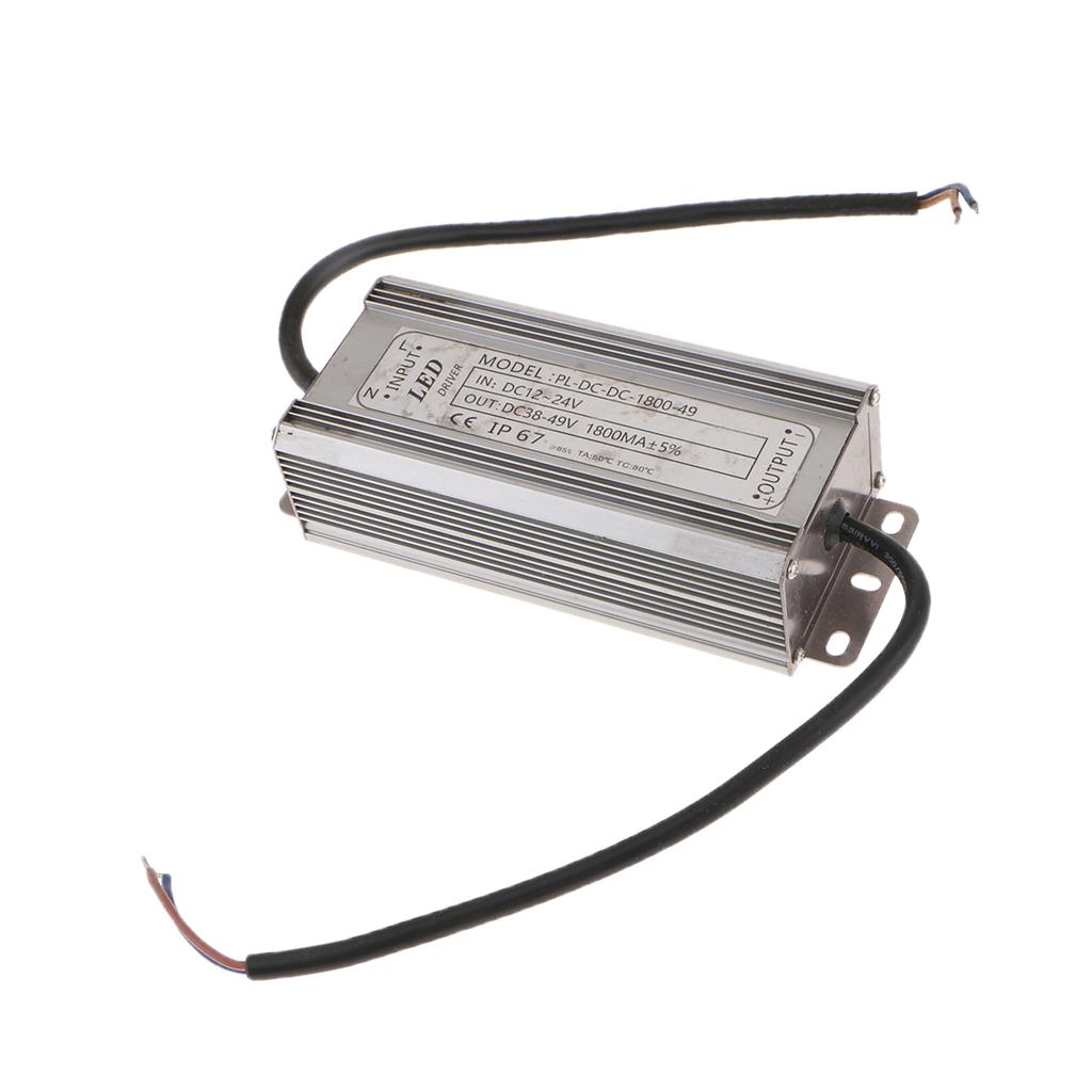 Waterproof Constant Current Led Driver Power Supply DC38-49V 1800mA Light