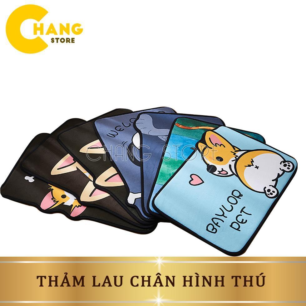 Thảm chùi chân lông mịn xuất Nhật 40x60cm, thảm lau chân chống trơn trượt