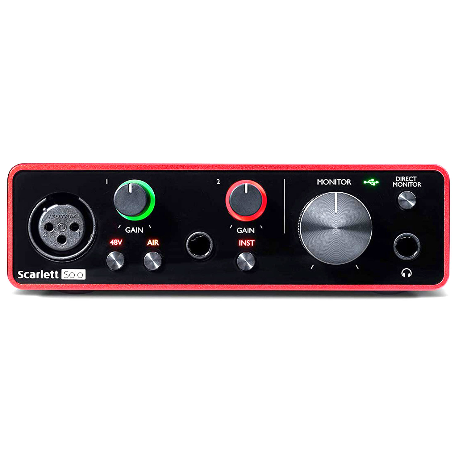 Focusrite Scarlett Solo Gen 3 Sound Card Âm Thanh Hàng Chính Hãng - Focus USB Audio Interface SoundCard (3rd - Gen3) - Kèm Móng Gẩy DreamMaker