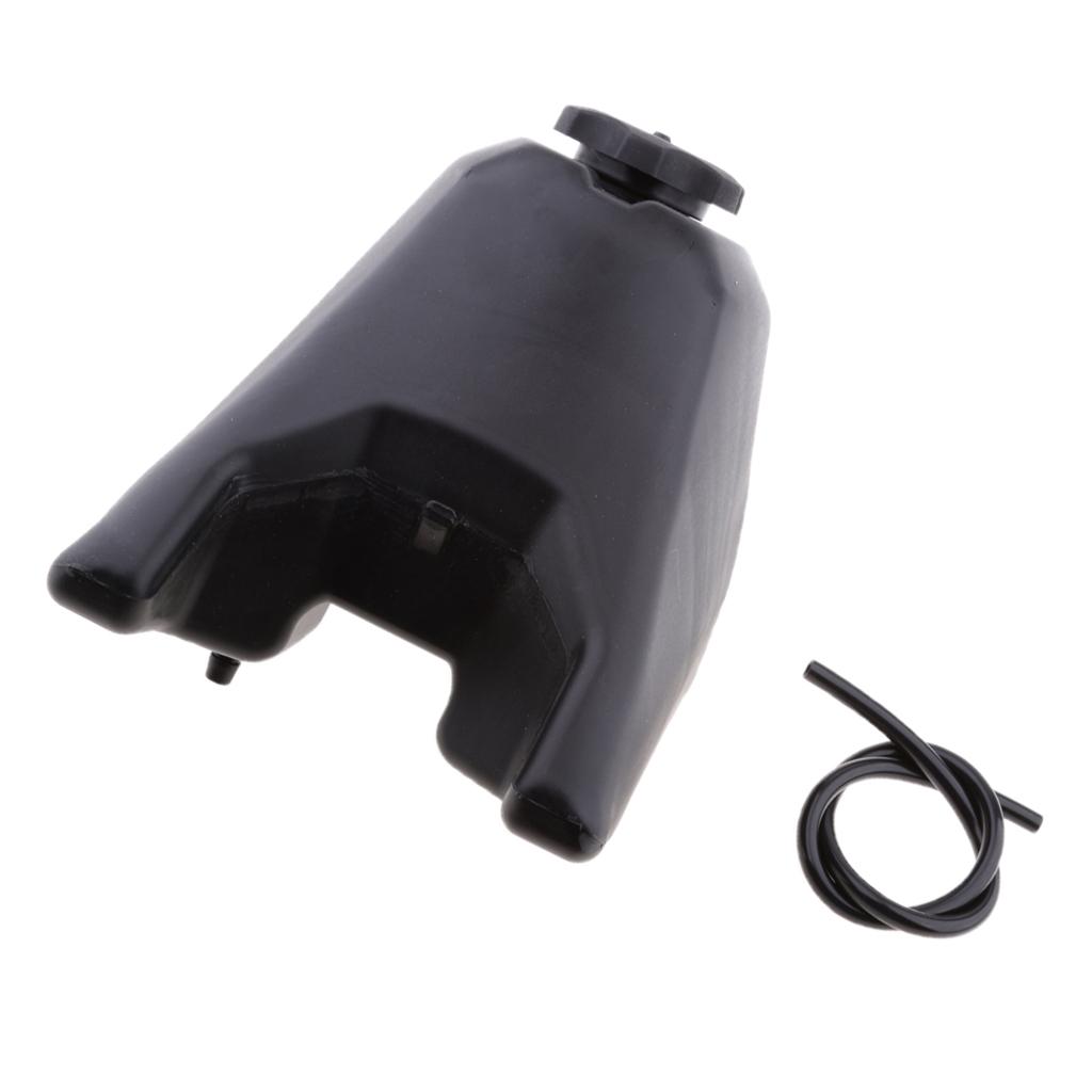 Fuel Tank + Fuel Cap + Hose for Yamaha PW50 Peewee PY50 Black