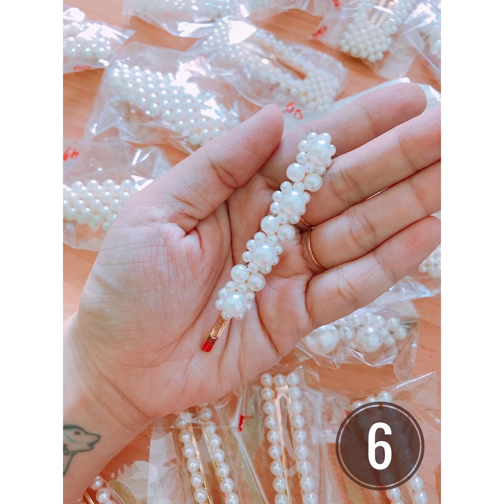 KẸP TÓC ĐÍNH ĐÁ NGỌC TRAI
