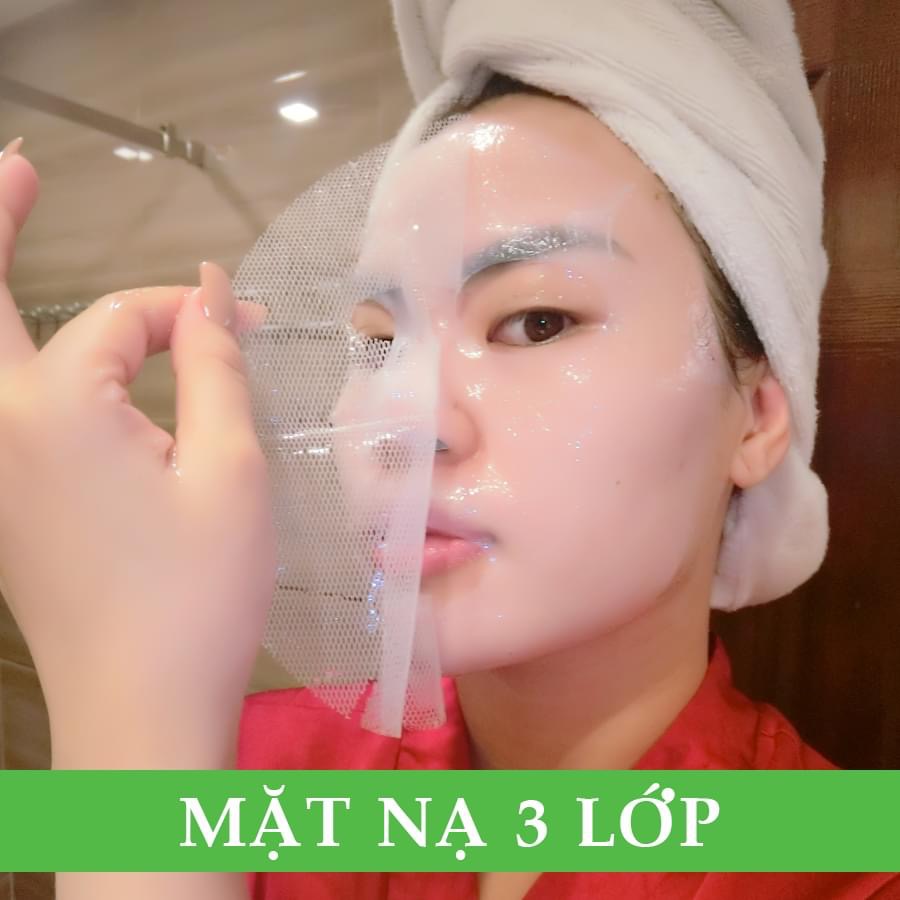 Hộp 5 Mặt nạ Dưỡng trắng &amp; cấp ẩm Natural Whitening Mask 25g x5 gói