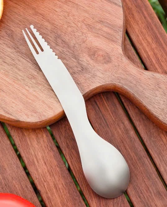 Muỗng đa năng 3 trong 1 (Muỗng Dao Nĩa) Keith Titanium Ti5231